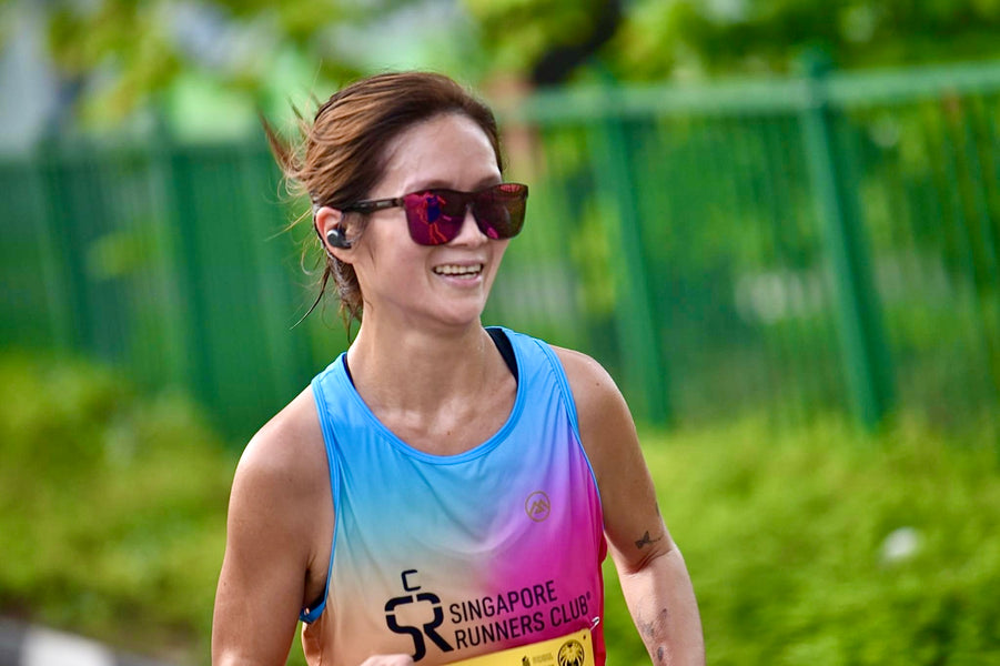The Look of a Winner: Sarah Wan -Top 20 at the Singapore Marathon 2023