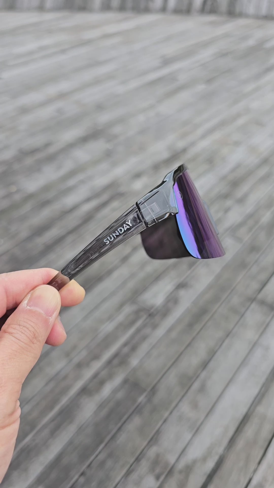 Sunday Shades Breachline Blaze - Sports shades with 100% UV
